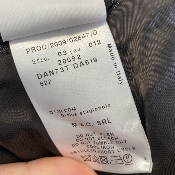 Giorgio Armani Tulip Boucle Bow Waist Pocket Skirt 44 L 8 - Picture 5 of 6